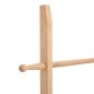 vidaXL Toallero escalera madera maciza de nogal 170 cm vidaXL Toallero escalera madera maciza de nogal 170 cm