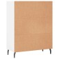 vidaXL Estantería madera de ingeniería blanco 69,5x32,5x90 cm vidaXL Estantería madera de ingeniería blanco 69,5x32,5x90 cm