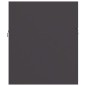 vidaXL Armario para lavabo madera contrachapada gris 80x38,5x46 cm vidaXL Armario para lavabo madera contrachapada gris 80x38,5x46 cm