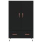vidaXL Aparador alto madera de ingeniería negro 69,5x31x115 cm vidaXL Aparador alto madera de ingeniería negro 69,5x31x115 cm