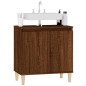 vidaXL Armario de lavabo madera contrachapada roble marrón 58x33x60 cm vidaXL Armario de lavabo madera contrachapada roble marrón 58x33x60 cm
