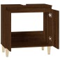 vidaXL Armario de lavabo madera contrachapada roble marrón 58x33x60 cm vidaXL Armario de lavabo madera contrachapada roble marrón 58x33x60 cm