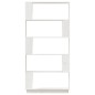 vidaXL Estantería/divisor de espacios madera pino blanco 80x25x163,5cm vidaXL Estantería/divisor de espacios madera pino blanco 80x25x163,5cm