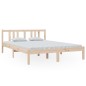 vidaXL Estructura de cama madera maciza 140x200 cm vidaXL Estructura de cama madera maciza 140x200 cm