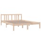 vidaXL Estructura de cama madera maciza 140x200 cm vidaXL Estructura de cama madera maciza 140x200 cm