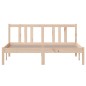 vidaXL Estructura de cama madera maciza 140x200 cm vidaXL Estructura de cama madera maciza 140x200 cm