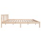 vidaXL Estructura de cama madera maciza 140x200 cm vidaXL Estructura de cama madera maciza 140x200 cm