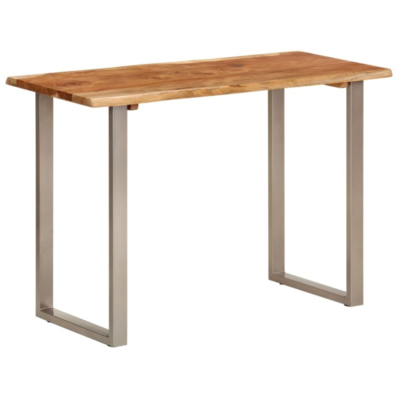 vidaXL Mesa de comedor madera maciza de acacia 110x50x76 cm vidaXL Mesa de comedor madera maciza de acacia 110x50x76 cm