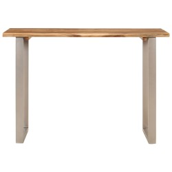 vidaXL Mesa de comedor madera maciza de acacia 110x50x76 cm