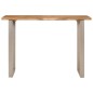 vidaXL Mesa de comedor madera maciza de acacia 110x50x76 cm vidaXL Mesa de comedor madera maciza de acacia 110x50x76 cm