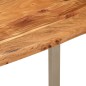 vidaXL Mesa de comedor madera maciza de acacia 110x50x76 cm vidaXL Mesa de comedor madera maciza de acacia 110x50x76 cm