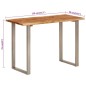 vidaXL Mesa de comedor madera maciza de acacia 110x50x76 cm vidaXL Mesa de comedor madera maciza de acacia 110x50x76 cm