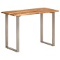 vidaXL Mesa de comedor madera maciza de acacia 110x50x76 cm vidaXL Mesa de comedor madera maciza de acacia 110x50x76 cm