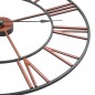 vidaXL Reloj de pared de metal rojo 58 cm vidaXL Reloj de pared de metal rojo 58 cm