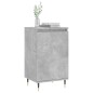 vidaXL Aparadores 2 uds madera de ingeniería gris hormigón 40x35x70 cm