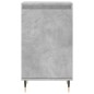 vidaXL Aparadores 2 uds madera de ingeniería gris hormigón 40x35x70 cm