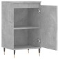 vidaXL Aparadores 2 uds madera de ingeniería gris hormigón 40x35x70 cm