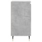 vidaXL Aparadores 2 uds madera de ingeniería gris hormigón 40x35x70 cm
