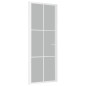 vidaXL Puerta interior de vidrio y aluminio blanco mate 83x201,5 cm vidaXL Puerta interior de vidrio y aluminio blanco mate 83x201,5 cm