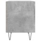 vidaXL Mesita noche 2 uds madera ingeniería gris hormigón 40x35x47,5cm vidaXL Mesita noche 2 uds madera ingeniería gris hormigón 40x35x47,5cm