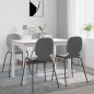 vidaXL Mesa de comedor de madera de caucho blanco marrón 114x71x75 cm vidaXL Mesa de comedor de madera de caucho blanco marrón 114x71x75 cm