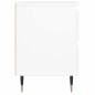 vidaXL Mesita de noche madera contrachapada blanco 40x35x50 cm vidaXL Mesita de noche madera contrachapada blanco 40x35x50 cm