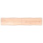 vidaXL Tablero de mesa madera maciza borde natural 220x40x(2-6) cm vidaXL Tablero de mesa madera maciza borde natural 220x40x(2-6) cm