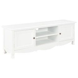 vidaXL Mueble para TV de madera blanco 120x30x40 cm