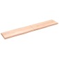 vidaXL Tablero de mesa madera maciza borde natural 220x40x(2-6) cm vidaXL Tablero de mesa madera maciza borde natural 220x40x(2-6) cm
