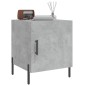 vidaXL Mesitas noche 2 uds madera ingeniería gris hormigón 40x40x50 cm vidaXL Mesitas noche 2 uds madera ingeniería gris hormigón 40x40x50 cm