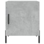 vidaXL Mesitas noche 2 uds madera ingeniería gris hormigón 40x40x50 cm vidaXL Mesitas noche 2 uds madera ingeniería gris hormigón 40x40x50 cm