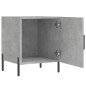 vidaXL Mesitas noche 2 uds madera ingeniería gris hormigón 40x40x50 cm vidaXL Mesitas noche 2 uds madera ingeniería gris hormigón 40x40x50 cm