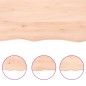vidaXL Tablero de mesa madera maciza borde natural 220x40x(2-6) cm vidaXL Tablero de mesa madera maciza borde natural 220x40x(2-6) cm