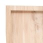 vidaXL Tablero de mesa madera maciza borde natural 220x40x(2-6) cm vidaXL Tablero de mesa madera maciza borde natural 220x40x(2-6) cm