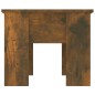 vidaXL Mesa de centro madera contrachapada roble ahumado 79x49x41 cm vidaXL Mesa de centro madera contrachapada roble ahumado 79x49x41 cm