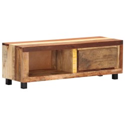 vidaXL Mueble para la TV madera maciza reciclada 100x30x33 cm