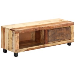 vidaXL Mueble para la TV madera maciza reciclada 100x30x33 cm