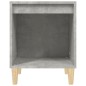 vidaXL Mesita de noche gris hormigón 40x35x50 cm vidaXL Mesita de noche gris hormigón 40x35x50 cm