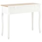 vidaXL Mesa consola tocador con 3 cajones blancos vidaXL Mesa consola tocador con 3 cajones blancos