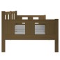vidaXL Sofá cama de madera maciza de pino marrón miel 90x190 cm vidaXL Sofá cama de madera maciza de pino marrón miel 90x190 cm