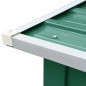 vidaXL Casetilla para leña acero galvanizado verde 30x92x153 cm vidaXL Casetilla para leña acero galvanizado verde 30x92x153 cm