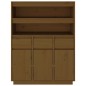 vidaXL Aparador alto madera maciza de pino marrón miel 89x40x116,5 cm vidaXL Aparador alto madera maciza de pino marrón miel 89x40x116,5 cm