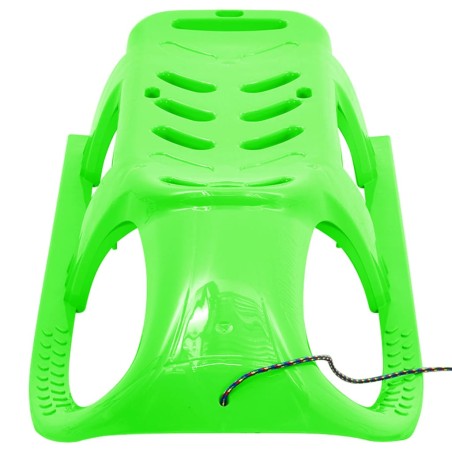 vidaXL Trineo para niños polipropileno verde 102,5x40x23 cm