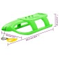 vidaXL Trineo para niños polipropileno verde 102,5x40x23 cm vidaXL Trineo para niños polipropileno verde 102,5x40x23 cm