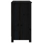 vidaXL Estantería madera maciza de pino negra 80x35x68 cm vidaXL Estantería madera maciza de pino negra 80x35x68 cm