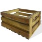 vidaXL Caja de manzanas de jardín para plantar de madera de acacia
