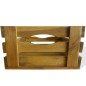 vidaXL Caja de manzanas de jardín para plantar de madera de acacia