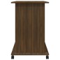 vidaXL Escritorio de madera contrachapada roble ahumado 80x50x75 cm vidaXL Escritorio de madera contrachapada roble ahumado 80x50x75 cm
