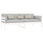 vidaXL Sofá cama madera maciza de pino blanco 90x200 cm vidaXL Sofá cama madera maciza de pino blanco 90x200 cm