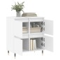 vidaXL Aparador de madera contrachapada blanco 60x35x70 cm vidaXL Aparador de madera contrachapada blanco 60x35x70 cm